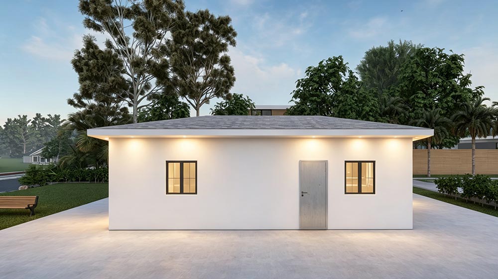 1-story kefalonia Social Houses Social Living Prefab Modular Villas