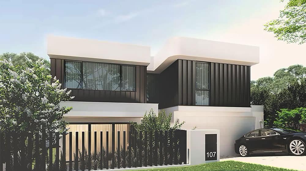EU prefabricated house light steel framing 2-storey modular homes Geelong House