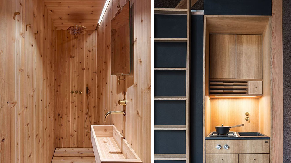 Compact A-Frame Cabin prefab luxury bungalow Breezecabin