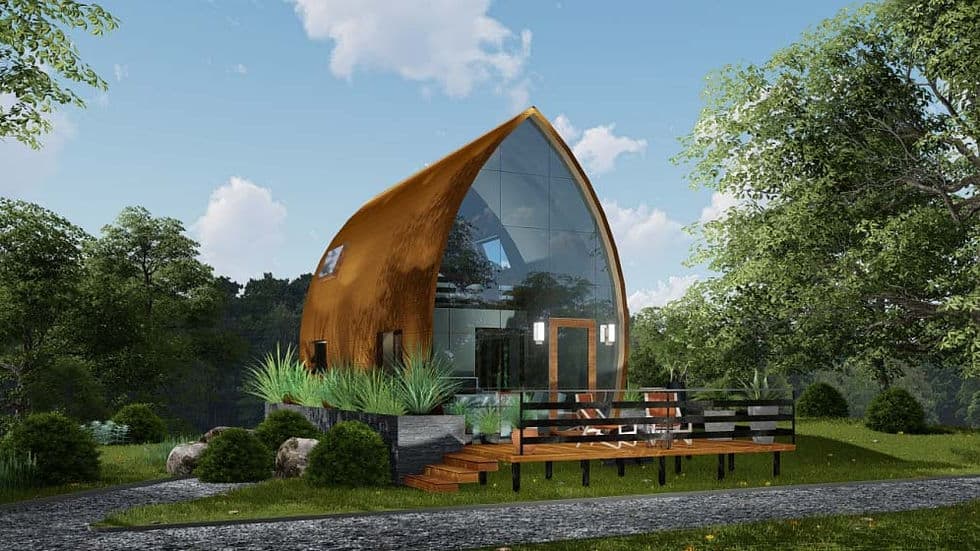 Green Chalet Prefab Home
