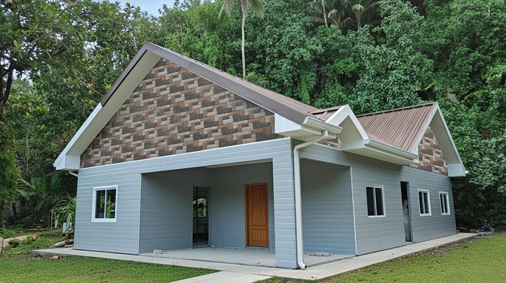 ICC-ES Certification light gauge steel framing prefab house bungalow single family home in Micronesia