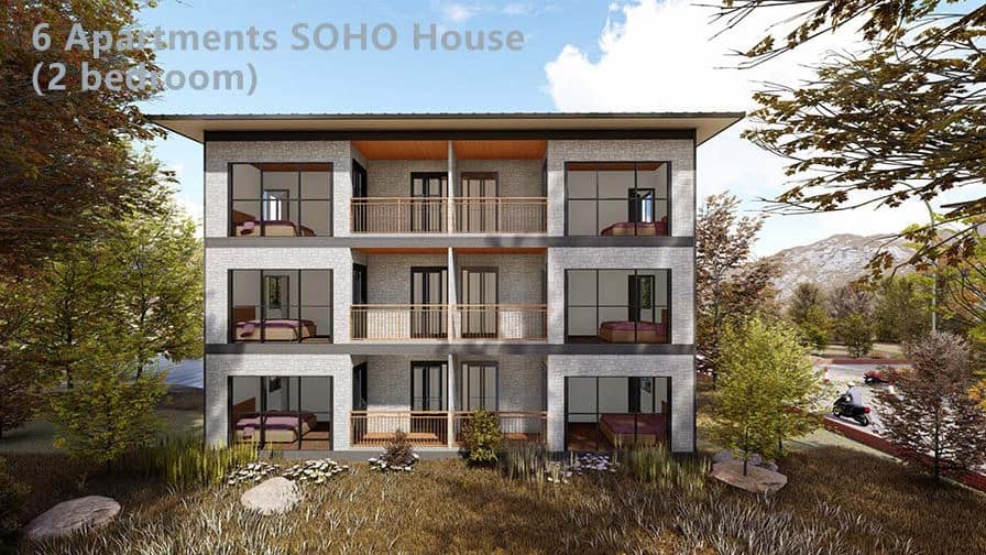 6 Apartments SOHO Prefab Loft
