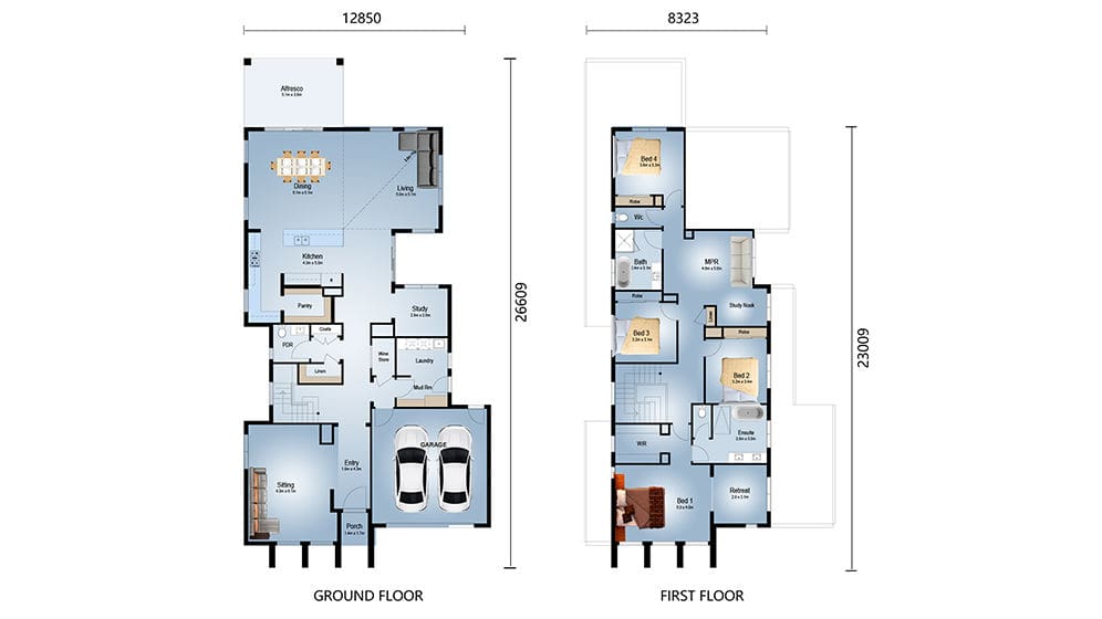 Toulouse House layout plan