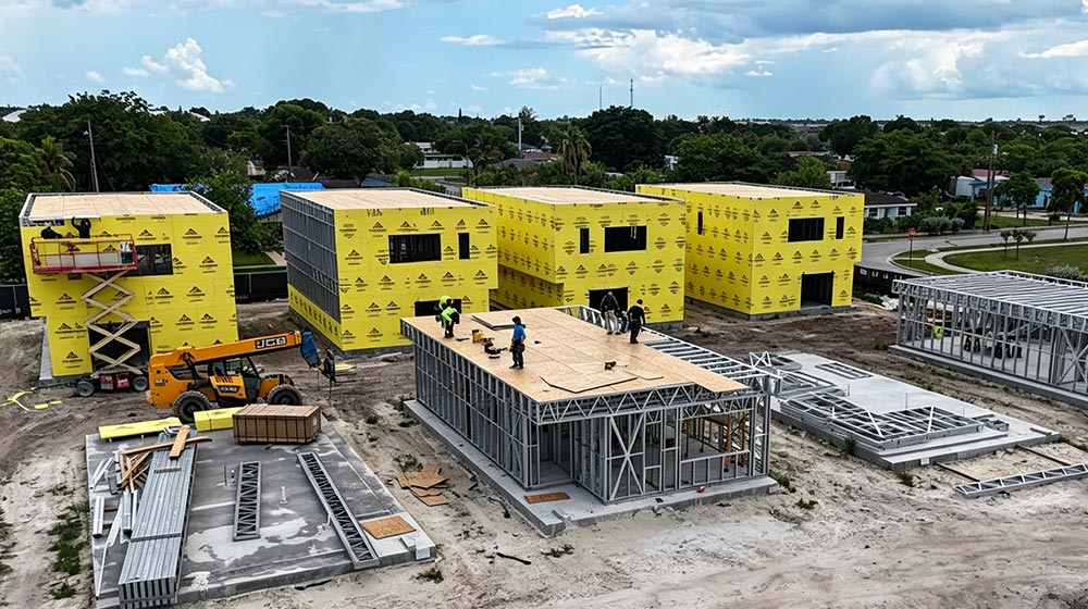 Florida 8‑Unit Single‑Family Home Project USA‑Standard Prefabricated Housing