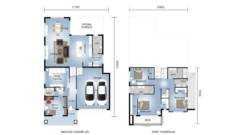 Sedona House layout plan