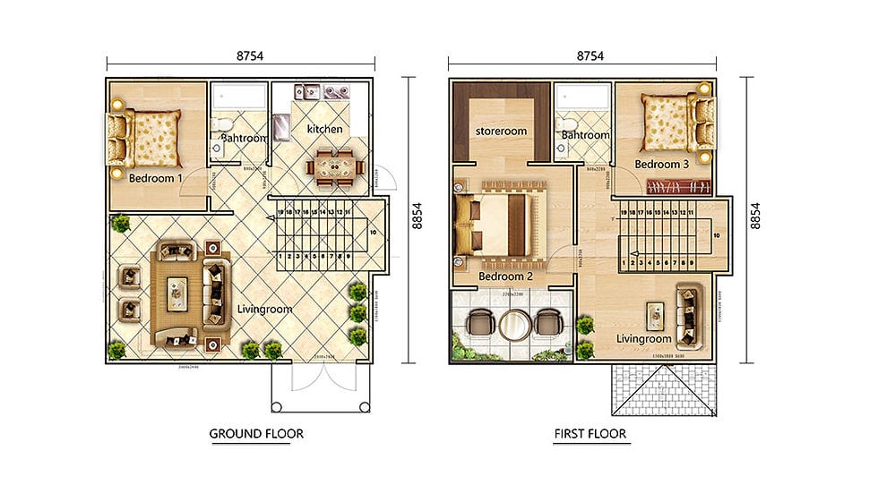 Santa Rosa House layout plan