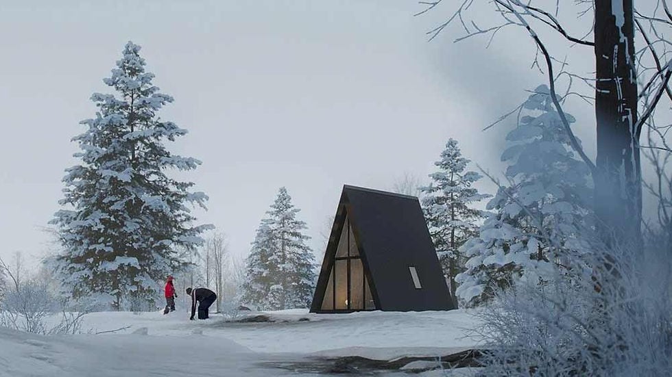 Snowland A3 – Modular A Frame House