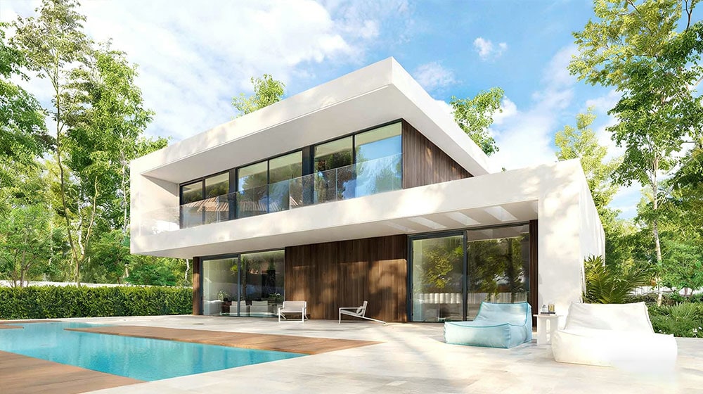 Modern Minimalist Modular Villa with Smart Layout Teruel House