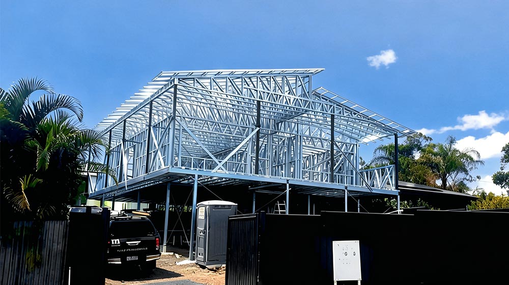 Light Steel Frame Prefab Villa River Heads Addition on Warehouse: Efficient Construction for Space Upgrade