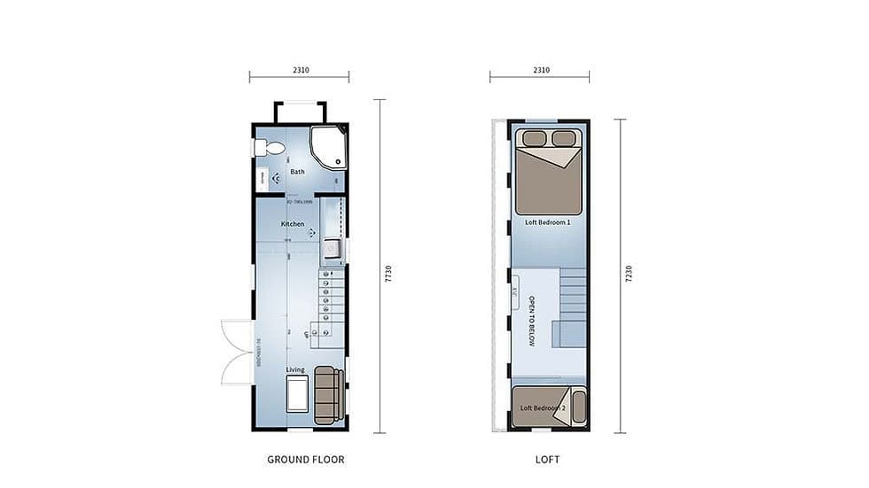 Cider Box in USA White layout plan
