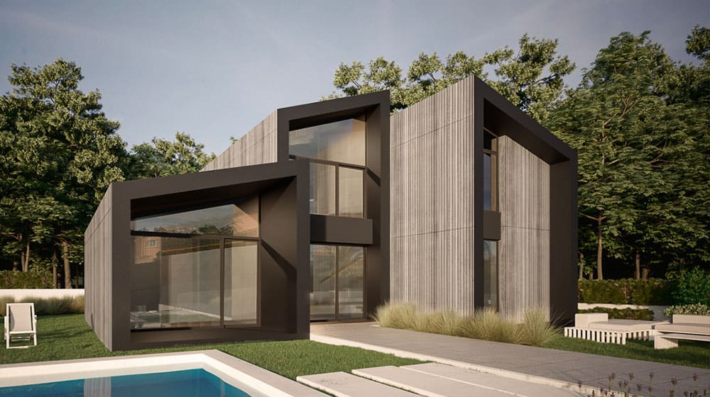 Cahors House ICC-ES light steelframe house luxury prefab house kits