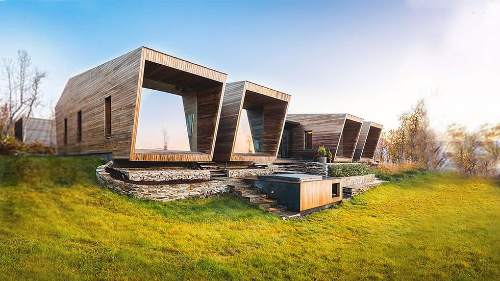 The Downey: Luxury Prefab Hotel Cabins