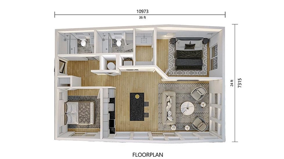 Hollowmist House layout plan