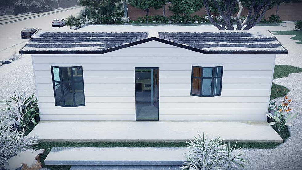 Foldable house Solstice House