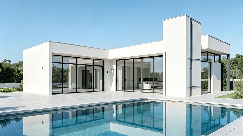 Single Family Modular home prefab light steel frame house luxury villa house kits Monterey House