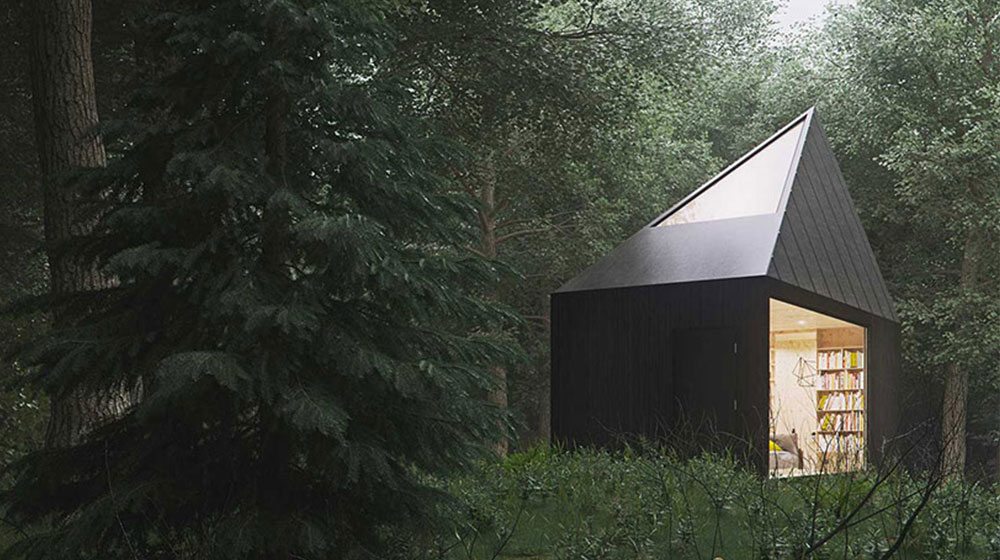 A Versatile Two-Story Retreat prefab house bungalow Moonglow Cabin