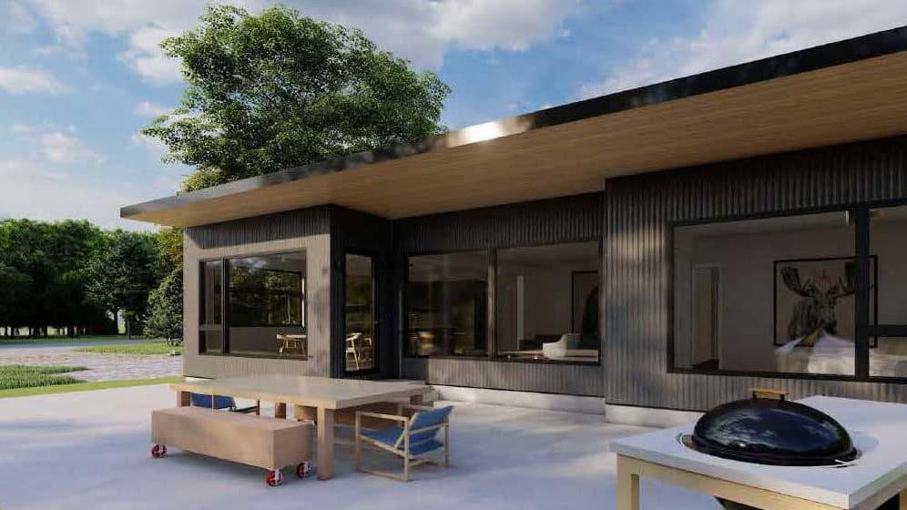”Coast“ – Light Steel Frame Eco Home