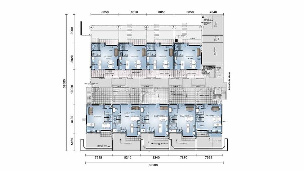 Kirrawe Luxury Townhouse layout plan