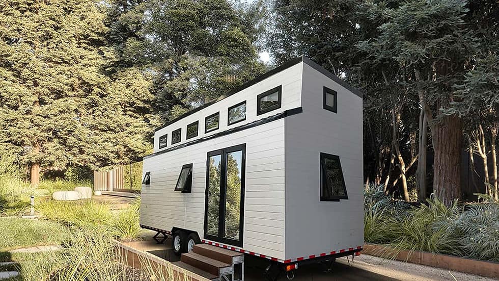 Cider Box Tiny House White