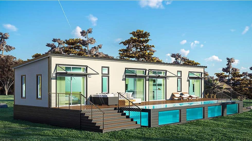 The Fire: Modular Prefab Villa