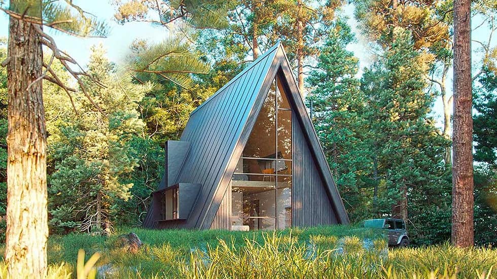 A-Frame Duplex – Forest A7