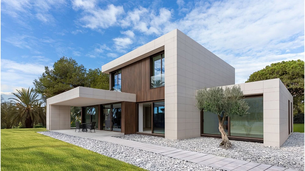 Light Steel Frame Prefab House Kits Luxury Villa Modular Single Family Home Banff