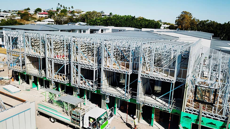 53 units 3 storys Modular Townhouses project in Australia