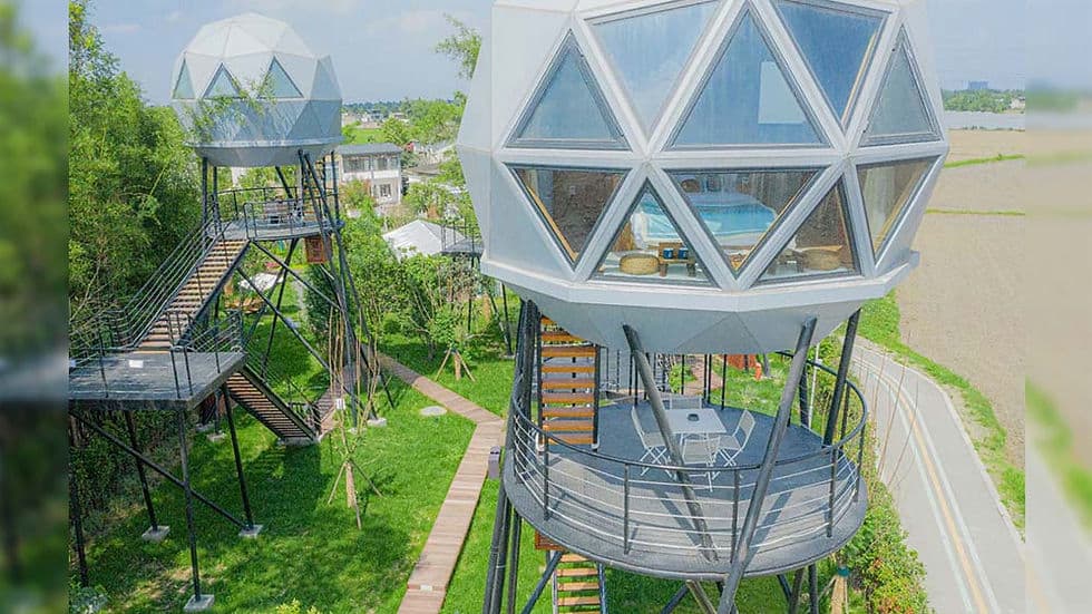 Tree Dome House in ChengDu