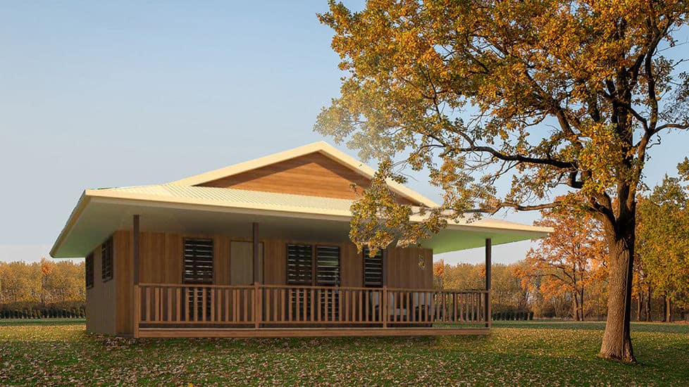 Woodendesign bungalow 11 – Wooden Prefab Bungalows