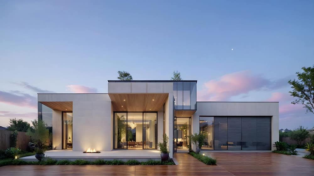 Prefab light steel frame design luxury villa modular home Austria House