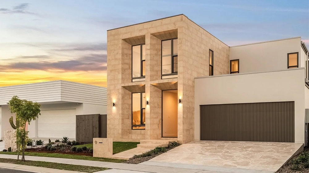 Light steel frame panelized system for building construction prefab modular home Water Place House