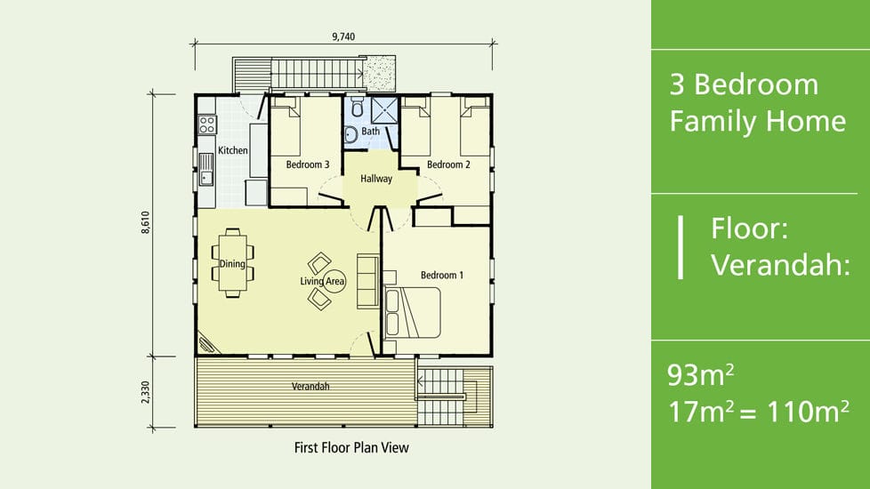 Wooden Construction Bungalows for sale layout plan