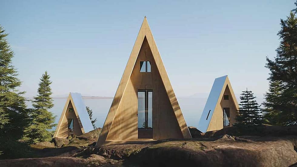 A-Frame Valley A2 – Tiny Triangle House
