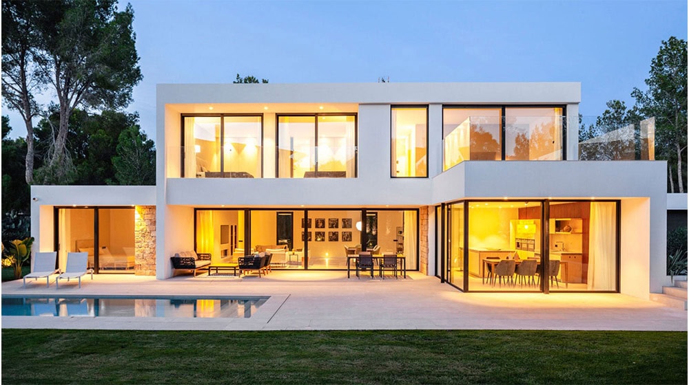 Modern Two-Story Single-Family Home with light steel frame House Spiez