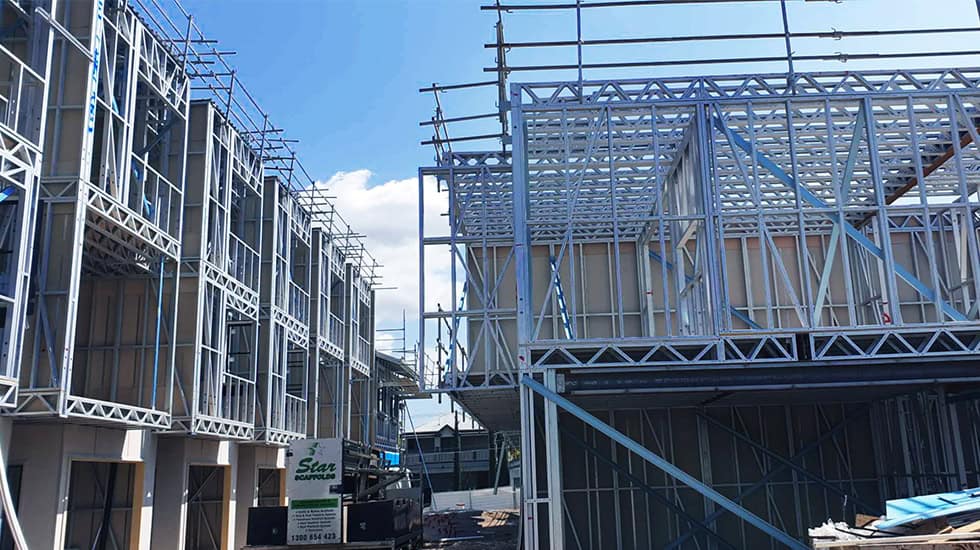 53 units 3 storys Modular Townhouses project in Australia