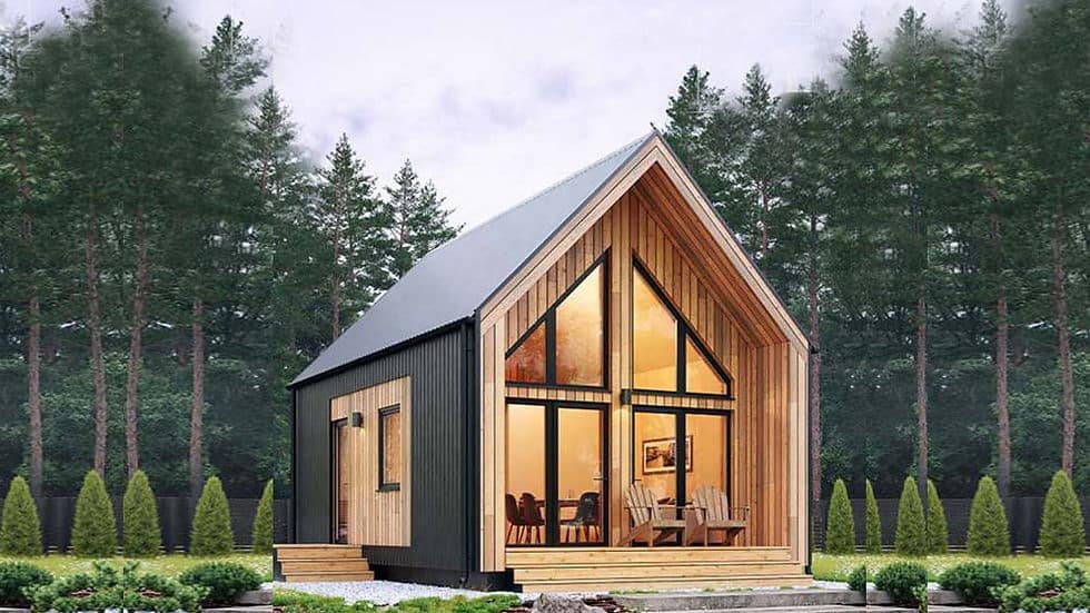 The Barstow: Prefab Modular Cabins