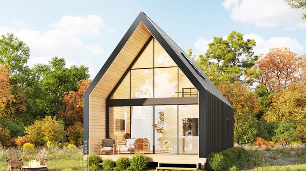 Light Gauge Steel prefab Modular Homes wooden bungalow Amsterdam House
