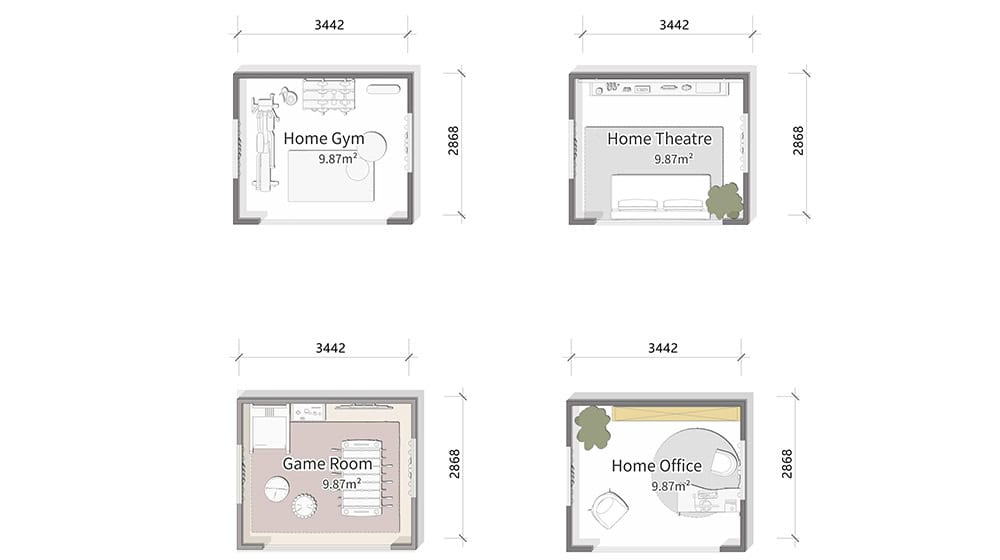 Luvian Cabin layout plan