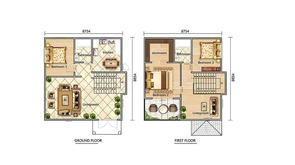 Sonoma House layout plan