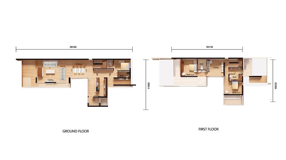European Customized 2 Story Luxury Prefab Steel Frame Homes Riga House layout plan