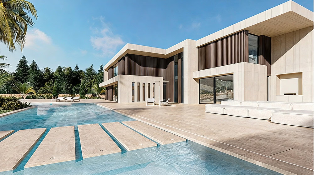 Light steel frame preafb house panelized house kits Champagne House