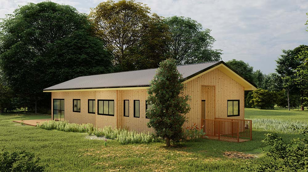 Dunedin Bungalow Office, New Zealand