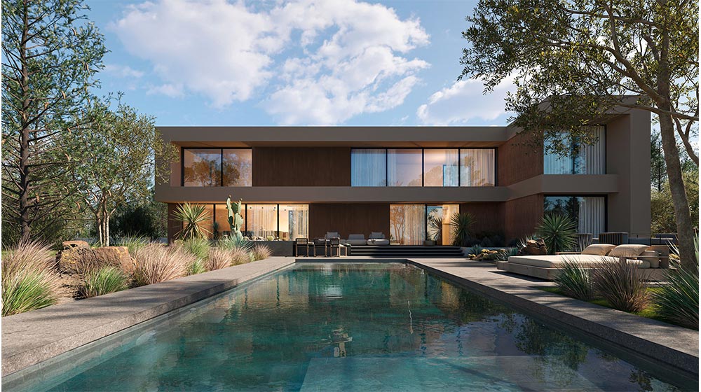 Spacious Modern Prefab House Montreal House \| 4-Bedroom Villa with Swimming Pool
