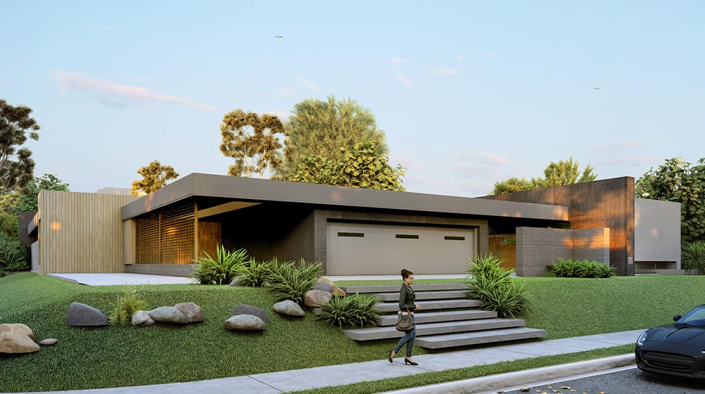 Icc-Es Certification Light Steel Frame Prefab Single Family Home Gilbert House