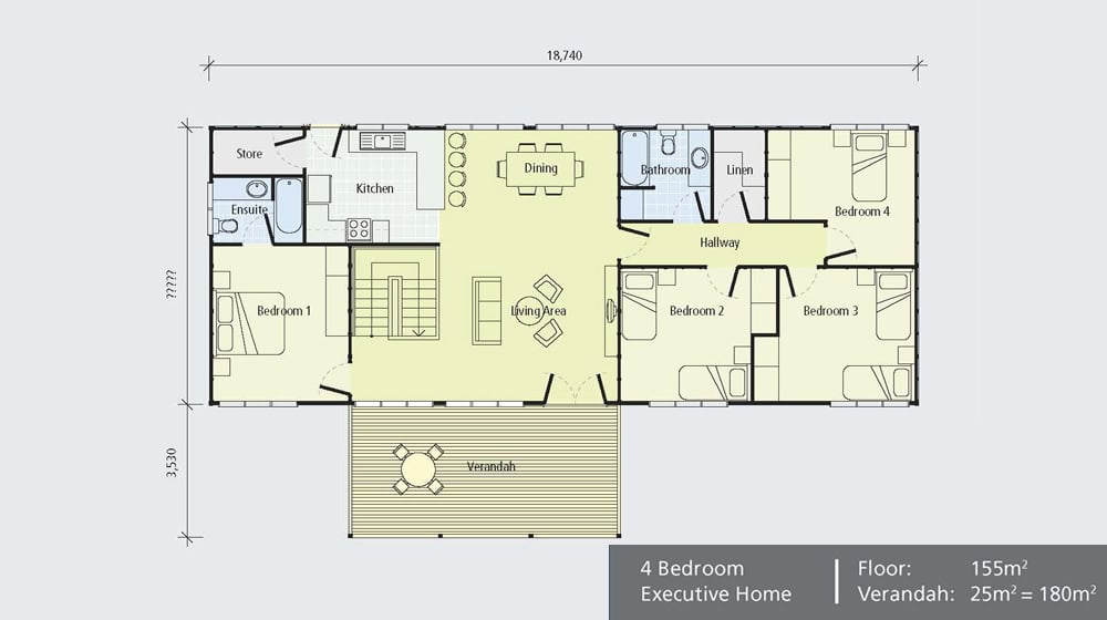 Woodendesign bungalow 04 – Bungalow Kit Homes layout plan