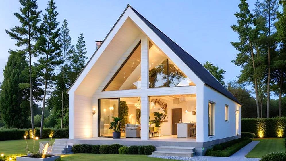 Tirana House: Prefab Cabin with Loft