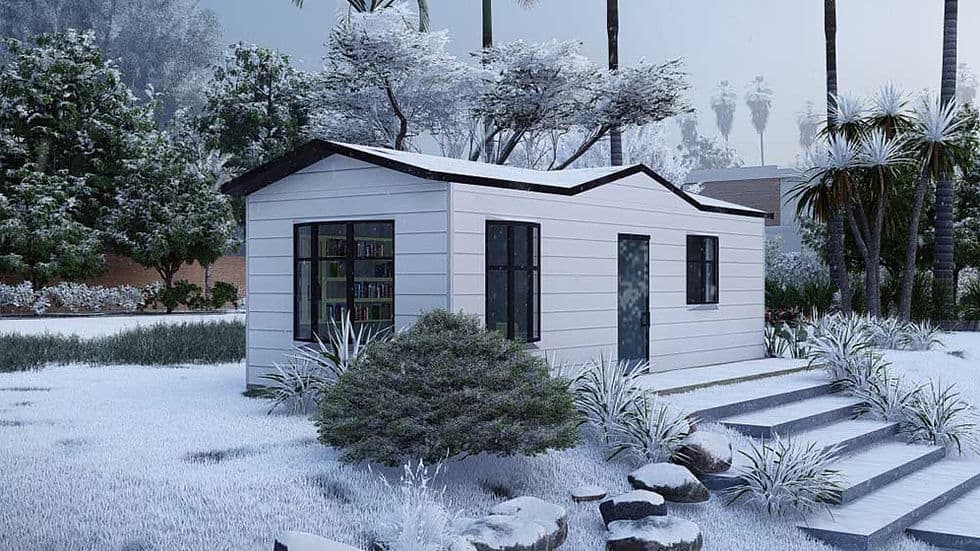 Foldable house Solstice House